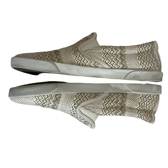 Jimmy Choo Demi Woven Slip-On Skate Sneakers Cream Slip Ons Authentic US 10 - Picture 12 of 13